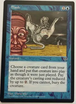 1x Flash ? NM, English Mirage MTG Magic - Image 1