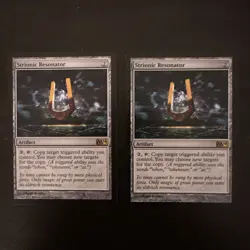 2x Strionic Resonator MTG LP M14 2014 Magic The Gathering - Image 1