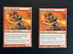 MTG - Krark-Clan Shaman - Mirrodin - Set of 2 - NM (Magic: The Gathering) - Image 1