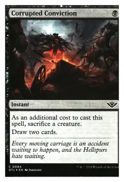 Corrupted Conviction (Foil) Thunder Junction MTG - NM+ *Mythic Relics* - Image 1
