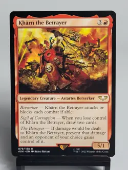 MTG - Universes Beyond: Warhammer 40,000 - Kharn the Betrayer - Image 1