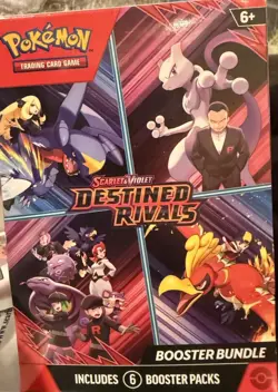 Pokemon TCG: Destined Rivals Booster Bundle 6 Packs Factory Sealed - Image 1
