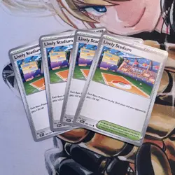 [4x Playset] Lively Stadium (180/191) - SV08: Surging Sparks (SV08) Pokemon TCG - Image 2