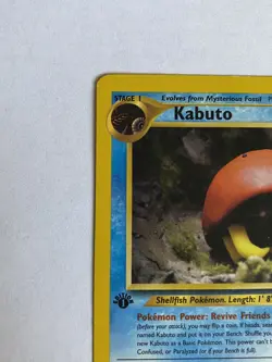 Pokemon TCG Kabuto Neo Discovery 56 Regular 1st Edition Common - Image 2