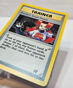 Rocket's Sneak Attack 16/82 Holo Rare Unlimited Team Rocket Pokemon 584 - Image 2