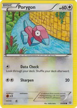 Pokemon - Porygon - 64/98 - Common - XY - Ancient Origins - NM - Image 1