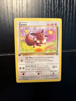 EEVEE 1999 Pokemon Jungle Set 1st EDITION Common POKEMON 51/64 NM - Image 2