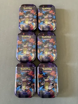 Pokemon Mega Evolution Tins Lot Of 6 Sealed Kangaskhan - Image 1