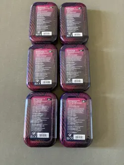 Pokemon Mega Evolution Tins Lot Of 6 Sealed Kangaskhan - Image 2