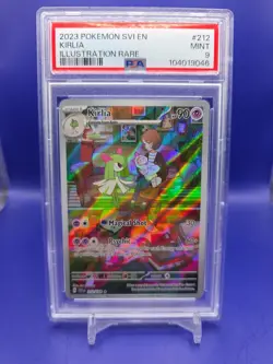 2023 Pokemon Scarlet & Violet Kirlia Illustration Rare #212/198 PSA 9 - Image 1