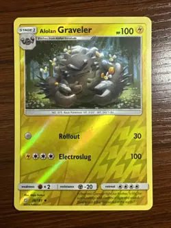 Alolan Graveler Reverse Holo 36/181 Sm-Team Up Pokemon TCG 2019 - Image 1