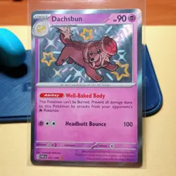 Dachsbun 161/091 - SV Paldean Fates - Holo Rare - Near Mint Pokemon TCG - Image 1