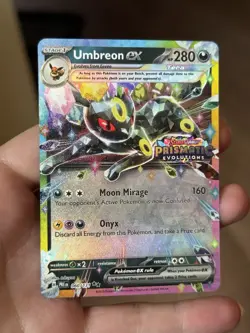 Umbreon Ex Stamped Pokemon Prismatic Evolutions Promo Surprise Box 60/131 - Image 1