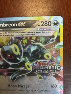 Umbreon Ex Stamped Pokemon Prismatic Evolutions Promo Surprise Box 60/131 - Image 4