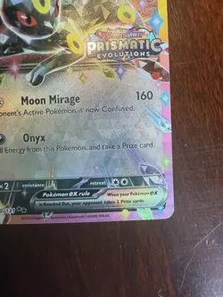 Umbreon Ex Stamped Pokemon Prismatic Evolutions Promo Surprise Box 60/131 - Image 5