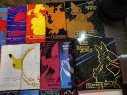 Pokemon TCG MASSIVE LOT of Over 50 ETB Booklets Player Guides From Various Sets - Image 4