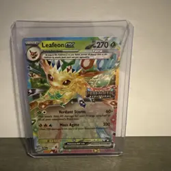 Pokemon TCG: Leafeon ex - 006/131 Prismatic Evolutions Stamp - Image 1