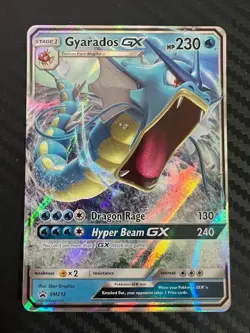 Pokemon TCG Gyarados GX SM212 Sun & Moon Black Star Promo NM - Image 1