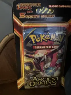 XY Ancient Origins Pokemon TCG Factory Sealed Booster Pack - Image 1