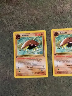3x Kabuto - 1st Edition - Pokemon TCG - Fossil - Image 2