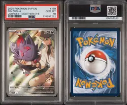 2025 POKEMON SVP EN N’S ZORUA JOURNEY TOGETHER ETB #189 PSA 10 - Image 2