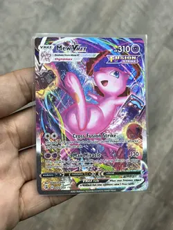 2021 Pokemon Mew VMAX Alternate Art Secret 269/264 Swsh08: Fusion Strike Holo - Image 1