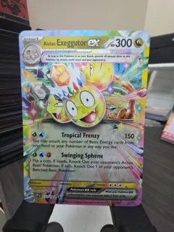 Pokemon TCG Alolan Exeggutor ex 133/191 Double Rare Surging Sparks NM - Image 1