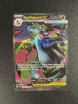 Pokemon TCG Phantasmal Flames Mega Charizard X ex #109/094 Ultra Rare - Image 1