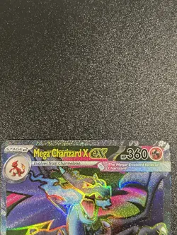 Pokemon TCG Phantasmal Flames Mega Charizard X ex #109/094 Ultra Rare - Image 2