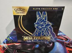Pokemon Mega Evolution Lucario Elite Trainer Box Factory Sealed ETB - Image 1