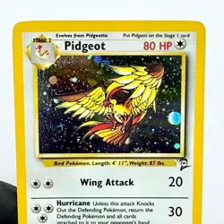 Pidgeot 14/130 Near Mint Holo Rare Base Set 2 Vintage Pokemon TCG - Clean Holo! - Image 4