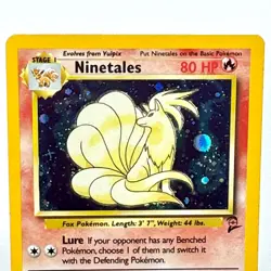 Ninetales 13/130 Base Set 2 Vintage Pokemon TCG Rare Holo - Lightly Played++ - Image 4