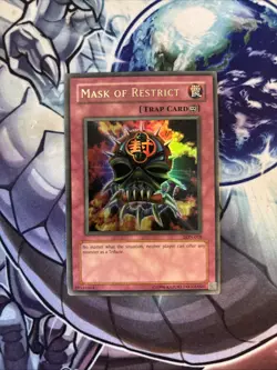 (UU) Yu-Gi-Oh! - Mask Of Restrict - Ultra Rare - LON-018 Unlimited Faded LP - Image 1