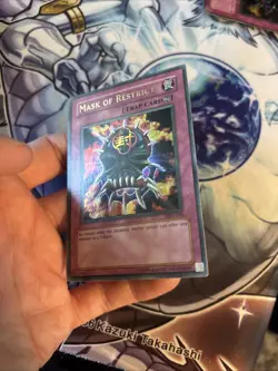 (UU) Yu-Gi-Oh! - Mask Of Restrict - Ultra Rare - LON-018 Unlimited Faded LP - Image 4