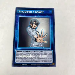 Yugioh Shouldering A Destiny SGX4-ENS12 Midterm Destruction 1st Edition Common - Image 1