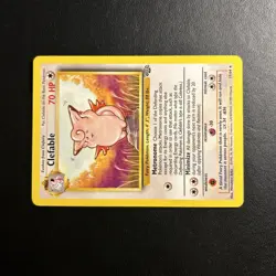 Clefable 17/64 Jungle Unlimited Pokemon Card Regular Rare Near Mint NM - Image 2