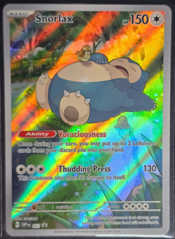 Snorlax SVP 051 Pokemon TCG Scarlet & Violet 151 ETB Black Star Promo Card - Image 1