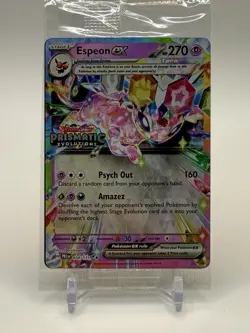 Prismatic Evolutions Surprise Box Sealed Stamp Ex Promo Cards 8/9 (No Umbreon) - Image 3
