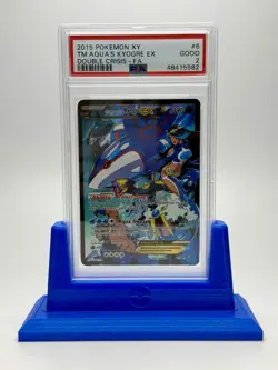 2015 Pokemon XY Aqua's Kyogre EX Double Crisis FA Graded Card - Image 2