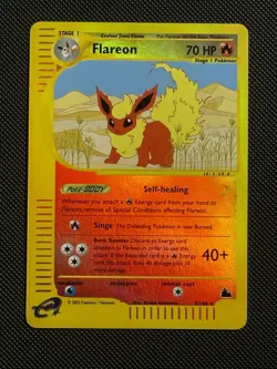 Pokemon Card 2003 Flareon 8/144 Skyridge Reverse Holo Rare VLP / NM 🔥🔥 - Image 1