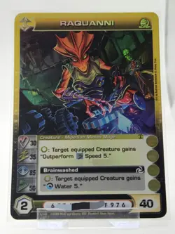Chaotic Card : Raquanni Forged Unity First Edition Super Rare Creature - Image 1
