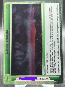 Chaotic Card : Lava Pond - Milla'iin's Foothold Rare Location Btd - Image 1