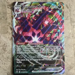 JUMBO Eternatus VMAX Oversized Card SWSH045 Black Star Promo Pokemon NM - Image 1
