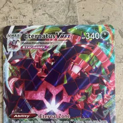 JUMBO Eternatus VMAX Oversized Card SWSH045 Black Star Promo Pokemon NM - Image 2
