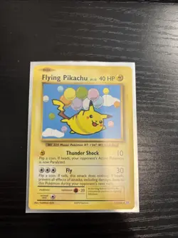 Pokemon TCG Evolutions 2016 Flying Pikachu Card 110/108 Regular Rare Perf Mint - Image 1