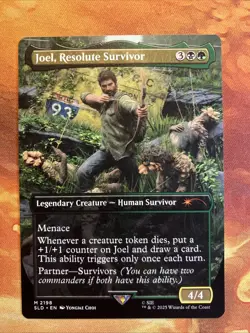 MTG Borderless Joel, Resolute Survivor SLD: PlayStation X The Last of Us Part I! - Image 1