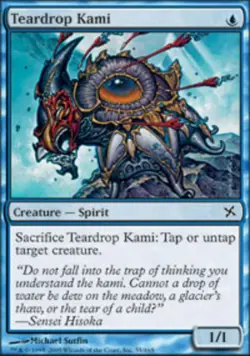 1 x Teardrop Kami - Foil - Betrayers of Kamigawa - Heavy Play - MTG - Image 1