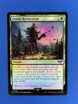 Entish Restoration (0163) FOIL MTG: the Lord of the Rings: Tales of Middle-Earth - Image 1