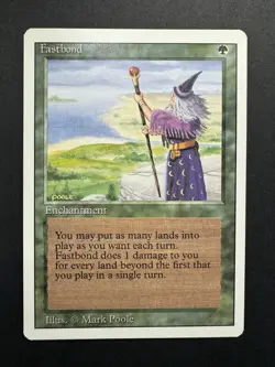 Fastbond Revised MTG Magic The Gathering - Image 1