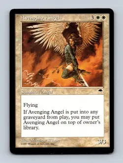 Avenging Angel Tempest Non-Foil MTG LP - Image 1